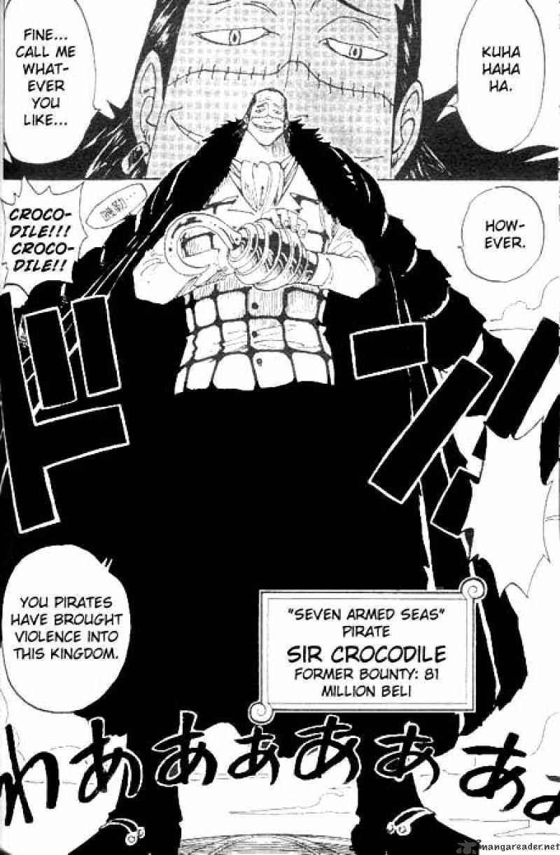 One Piece, Chapter 155 - Sir Crocodile the Pirate image 05