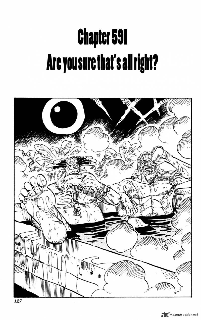 One Piece, Chapter 591 - You Sure Thats Alright image 01
