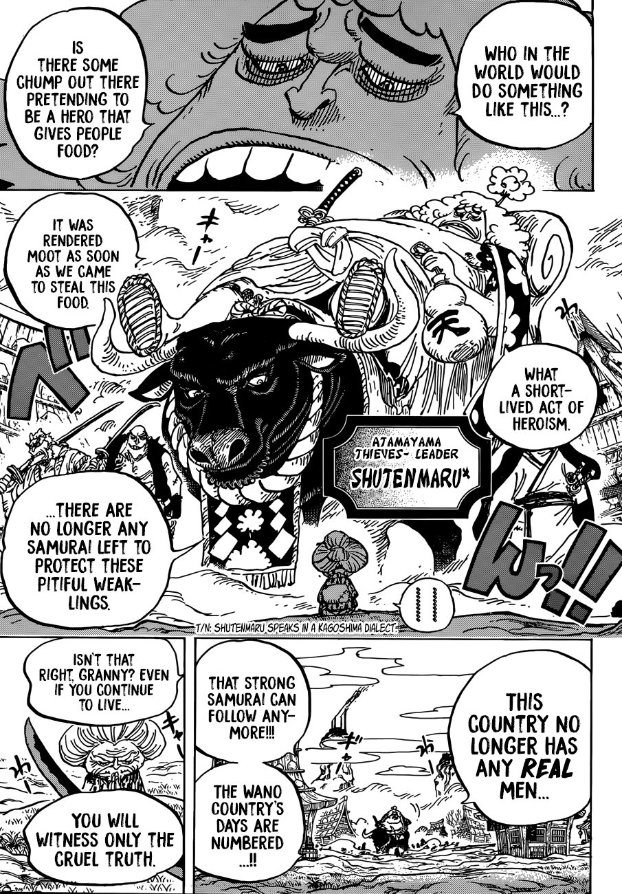 One Piece, Chapter 921 - Shutenmaru image 12
