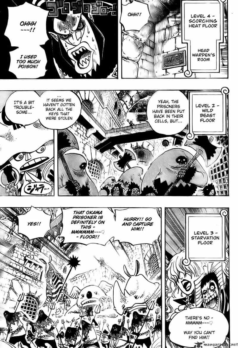 One Piece, Chapter 537 - Okama In Hell image 05