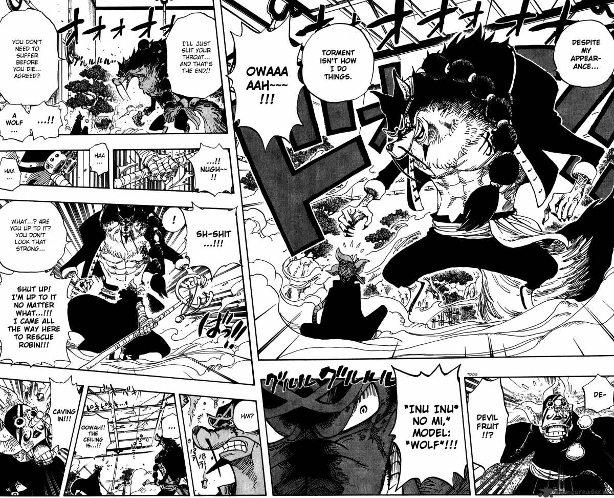One Piece, Chapter 401 - Pirates Vs CP9 image 16