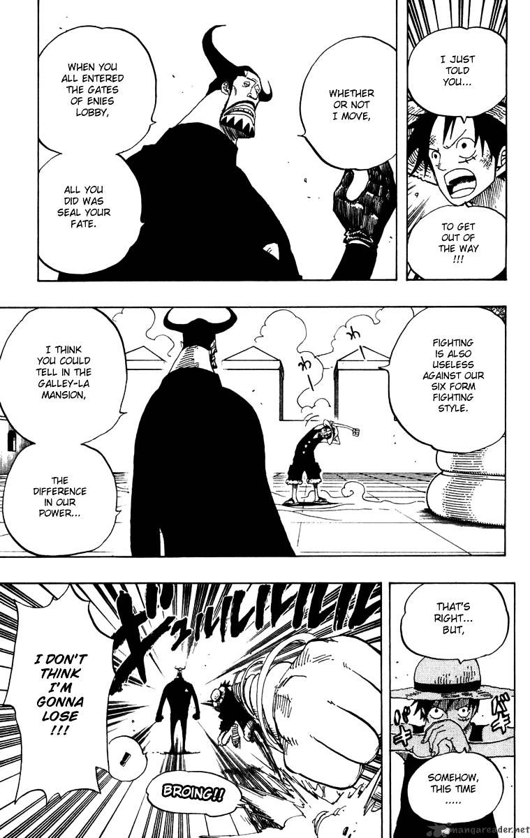 One Piece, Chapter 383 - Luffy Vs Blueno image 12