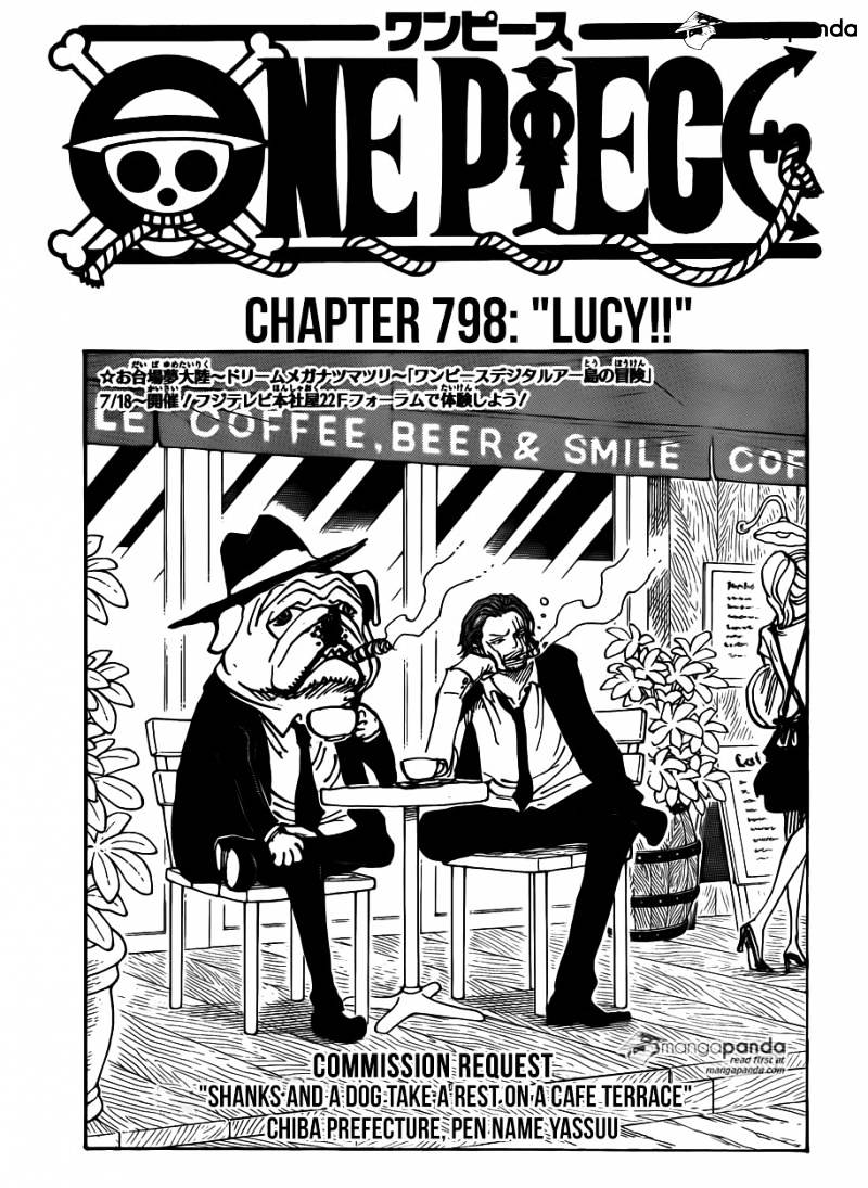 One Piece, Chapter 789 - Lucy!! image 01