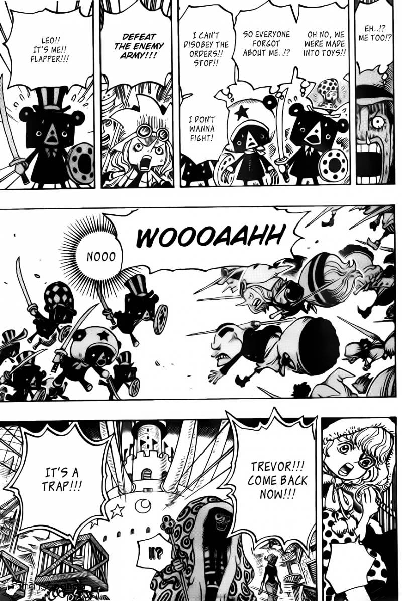 One Piece, Chapter 738 - Trevor army, special executive Sugar image 16