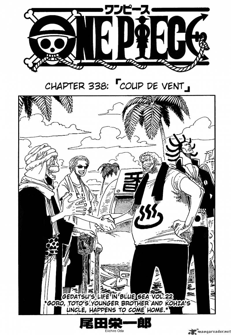 One Piece, Chapter 338 - Coup De Vent image 01