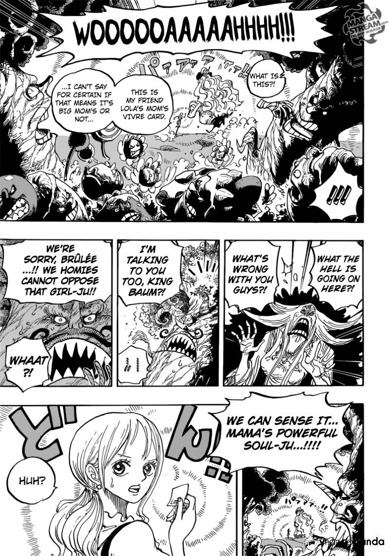 One Piece, Chapter 836 - The Vivre Card Lola Gave image 13