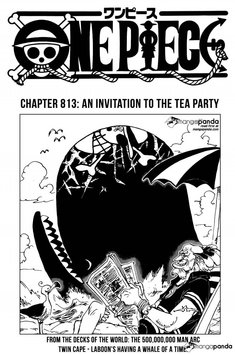 One Piece, Chapter 813 - An Invitation to the Tea Party image 01