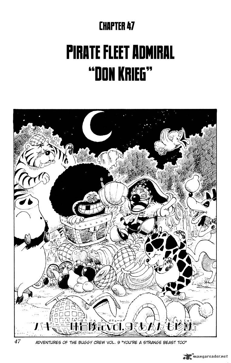 One Piece, Chapter 47 - Don Creek Pirate Major image 01