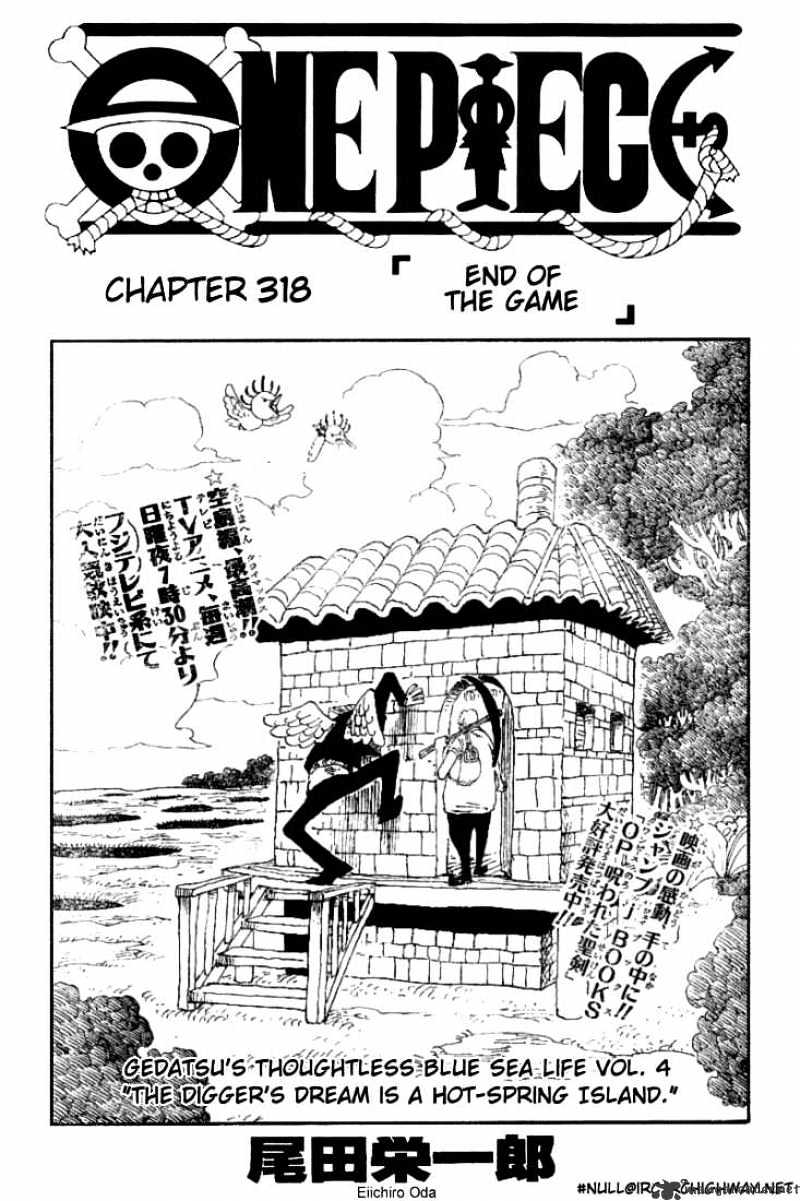 One Piece, Chapter 318 - End Of The Game image 01