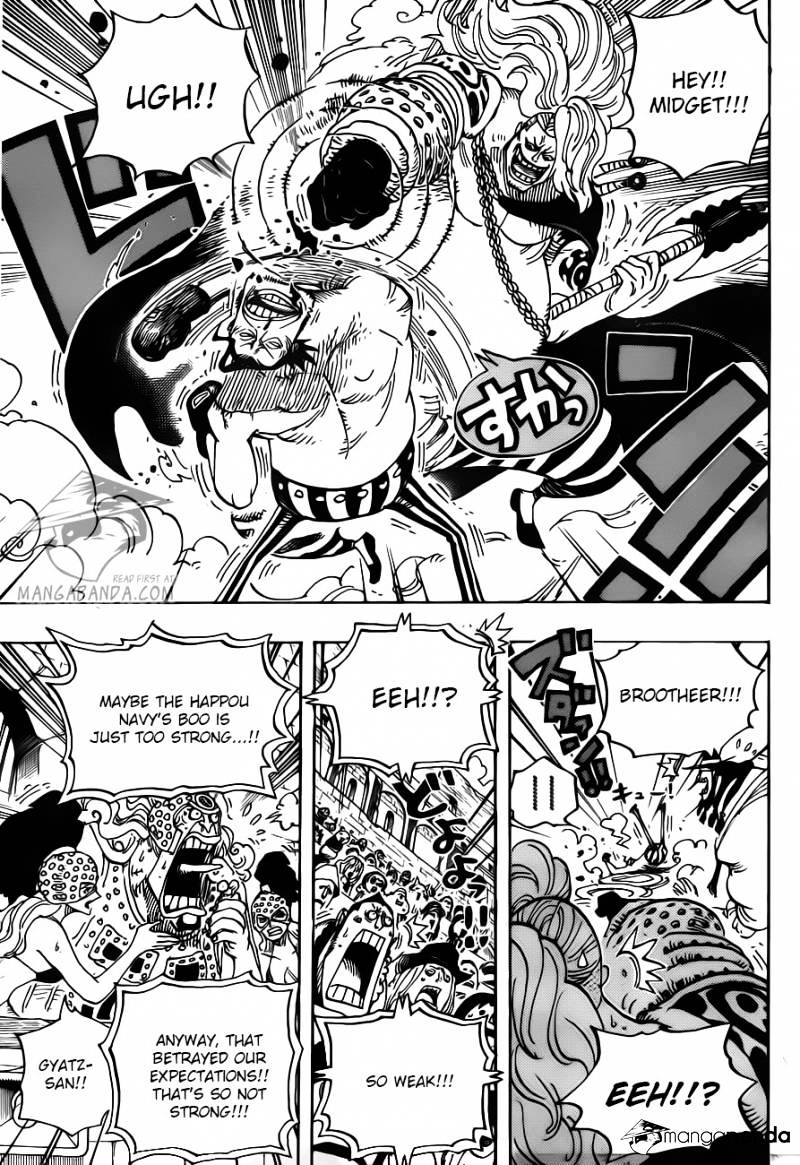 One Piece, Chapter 715 - Violent Fight In Block C image 15