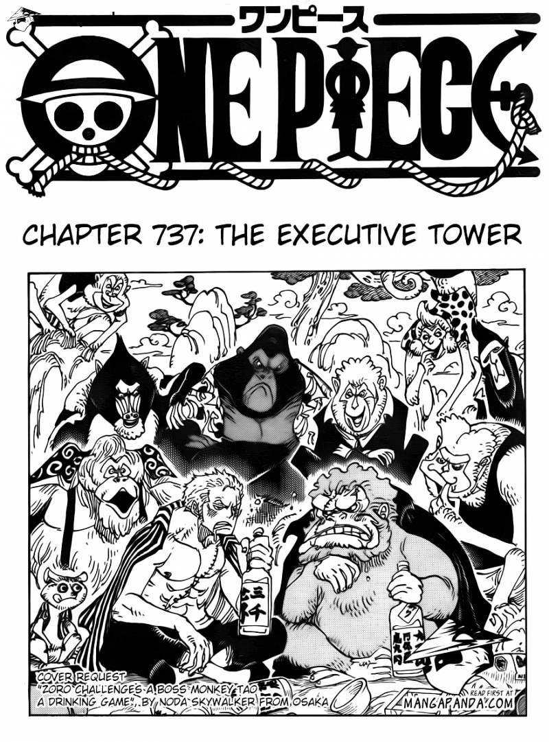 One Piece, Chapter 737 - The Executive Tower image 03