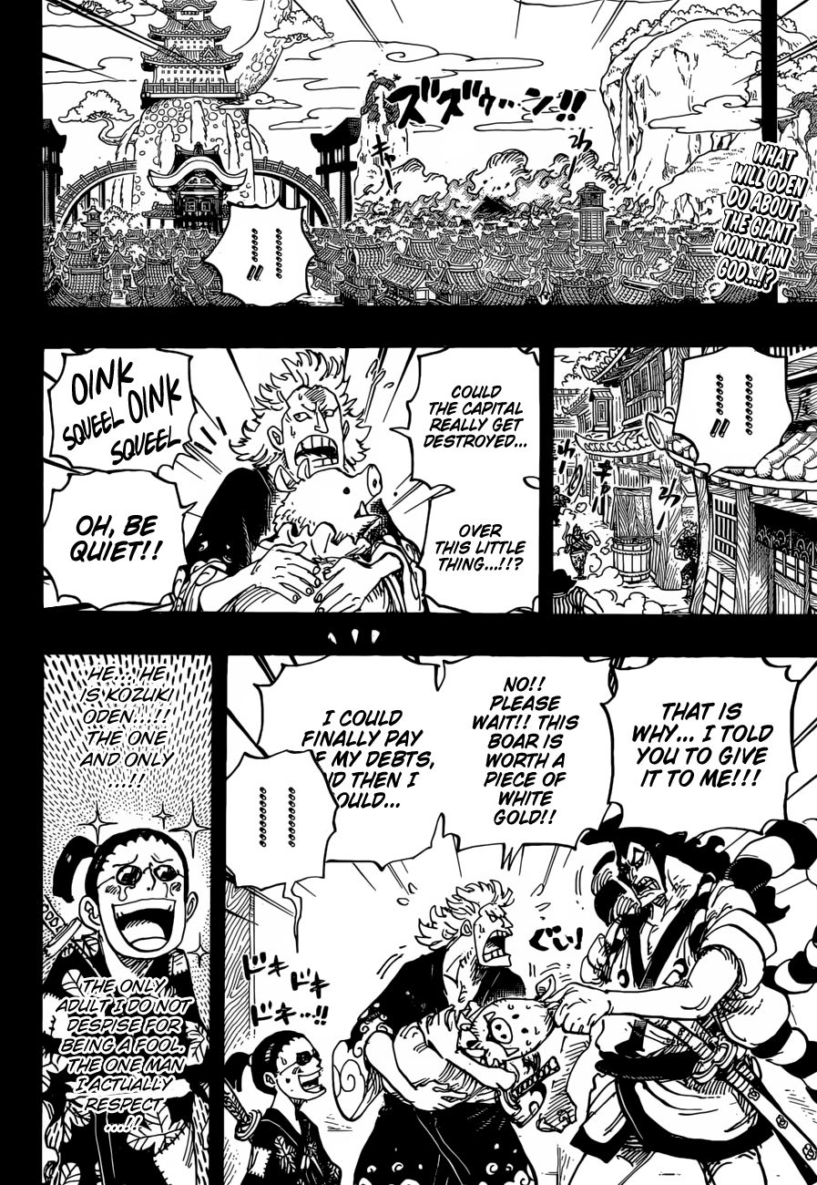 One Piece, Chapter 961 - The Mountain God Incident image 03