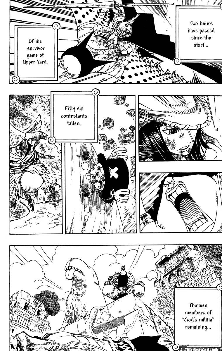 One Piece, Chapter 264 - Warrior Kamakiri V.s. God Enerli image 18
