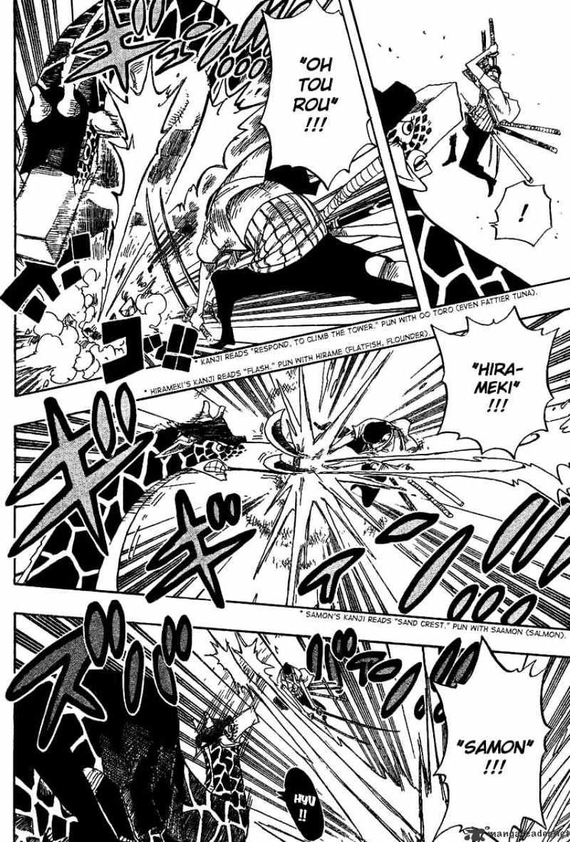 One Piece, Chapter 416 - Zoro Vs Kaku image 10