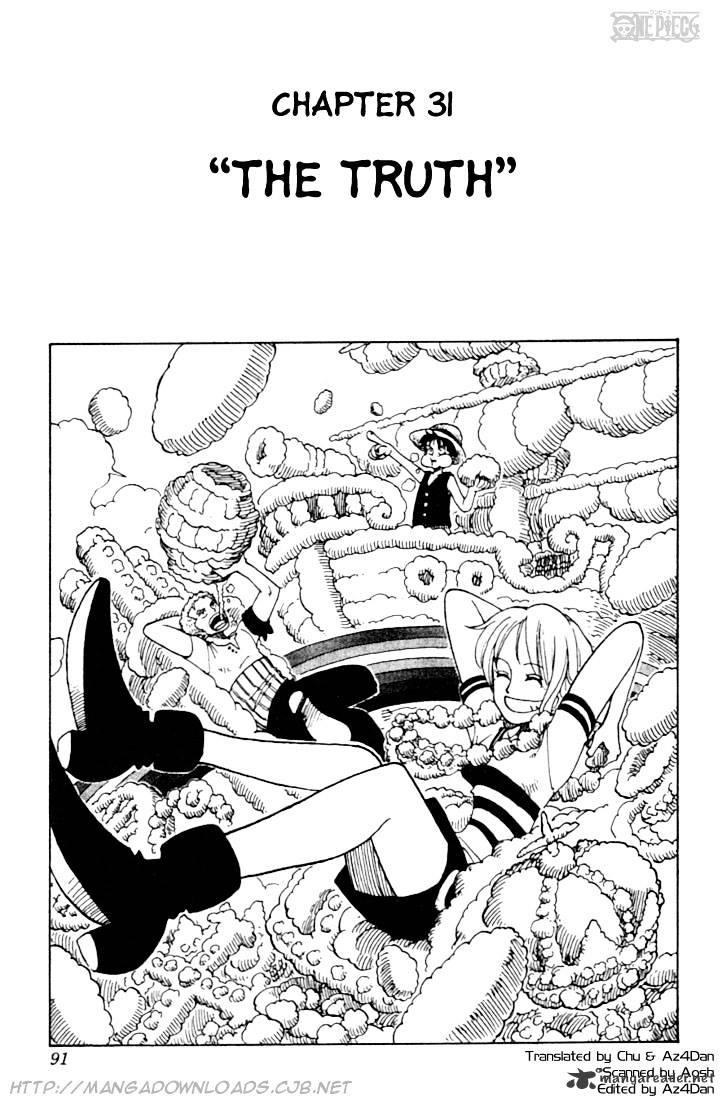 One Piece, Chapter 31 - The Truth image 01