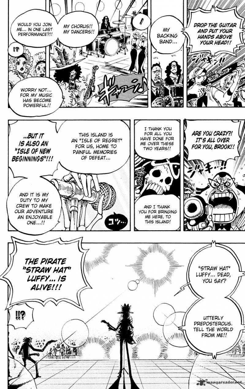 One Piece, Chapter 600 - The Island of Restarting image 13