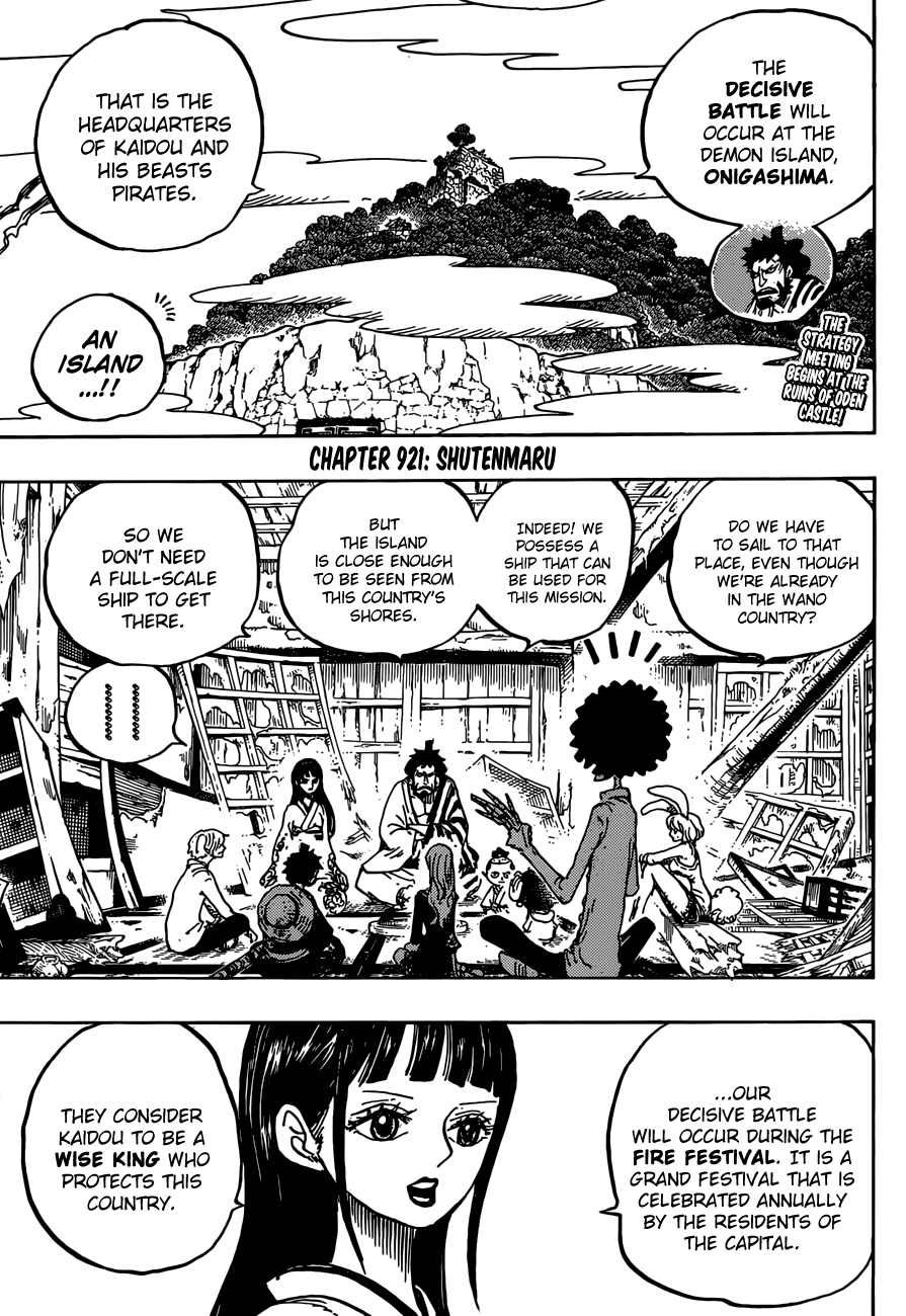 One Piece, Chapter 921 - Shutenmaru image 04
