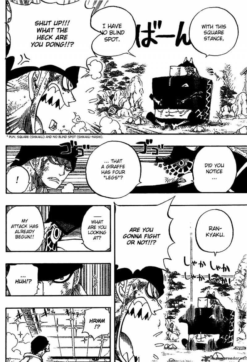 One Piece, Chapter 416 - Zoro Vs Kaku image 12