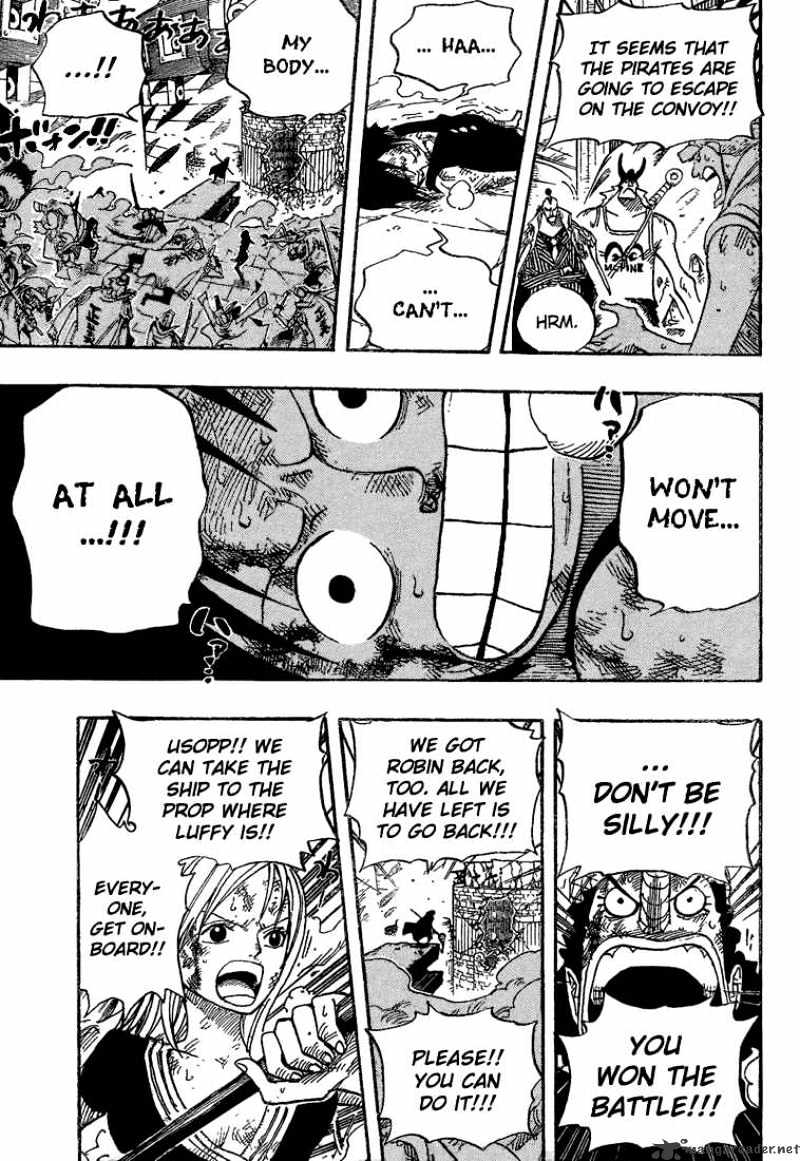 One Piece, Chapter 428 - Let