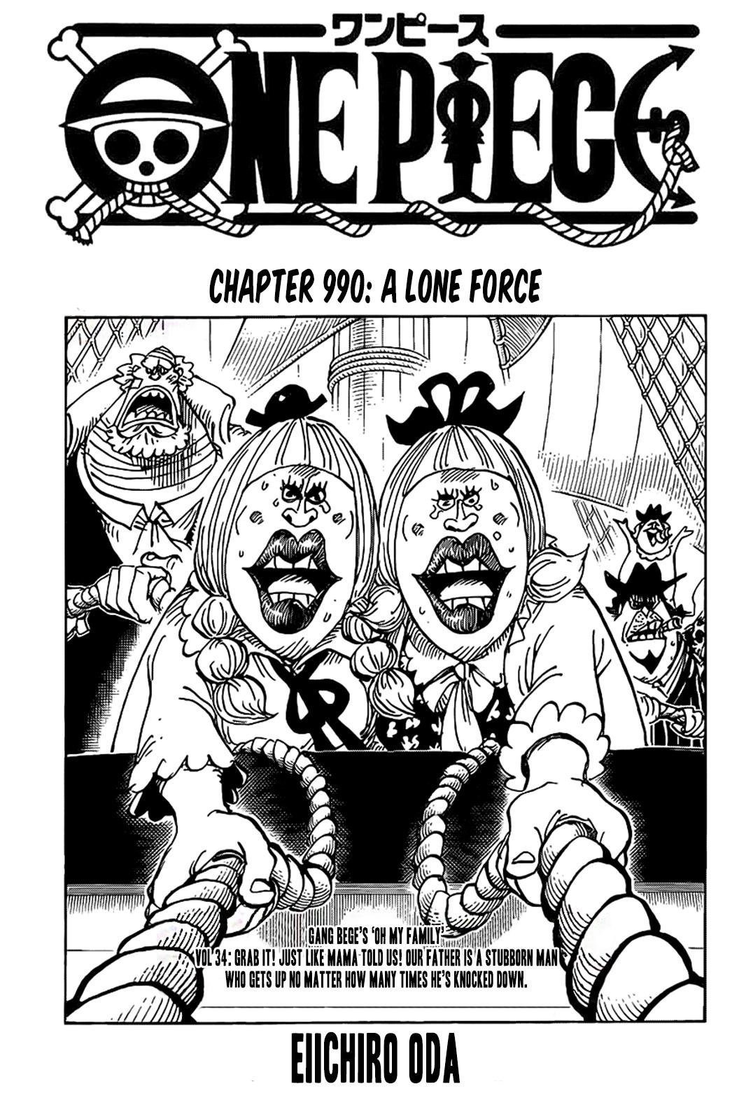 One Piece, Chapter 990 image 02