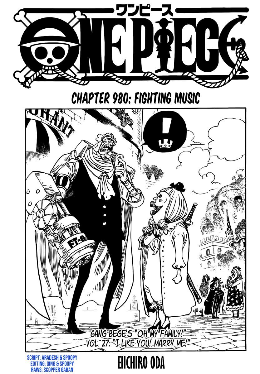 One Piece, Chapter 980 - Vol.69 Ch.980 image 01
