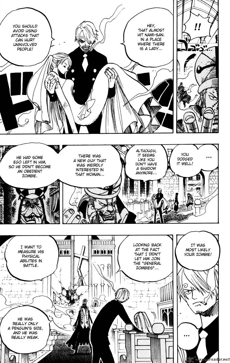 One Piece, Chapter 463 - Pirate Sanji Vs. Mystrious Absalom image 13