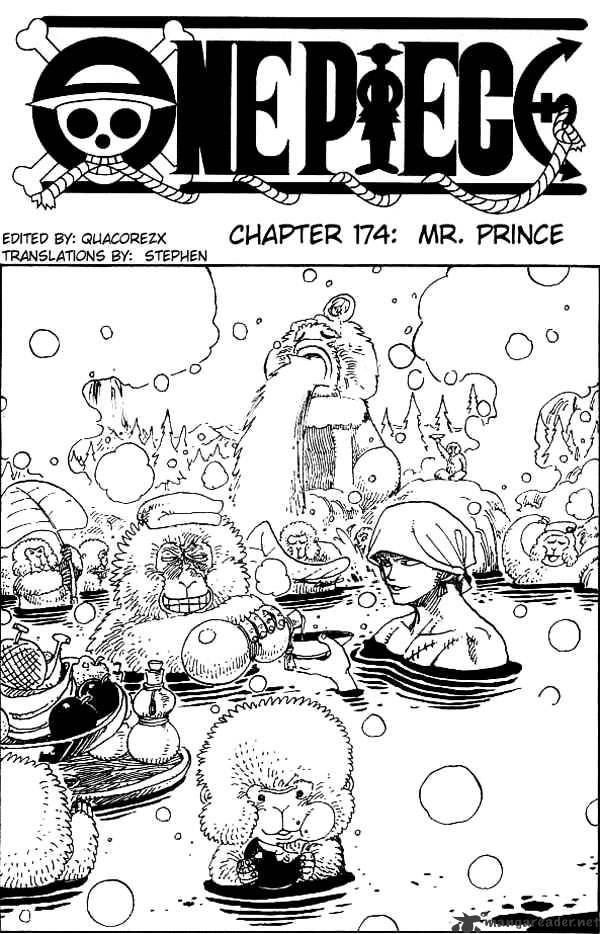 One Piece, Chapter 174 - Mr Prince image 01