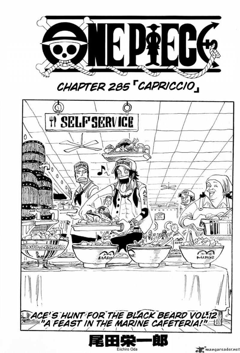One Piece, Chapter 285 - Capriccio image 01