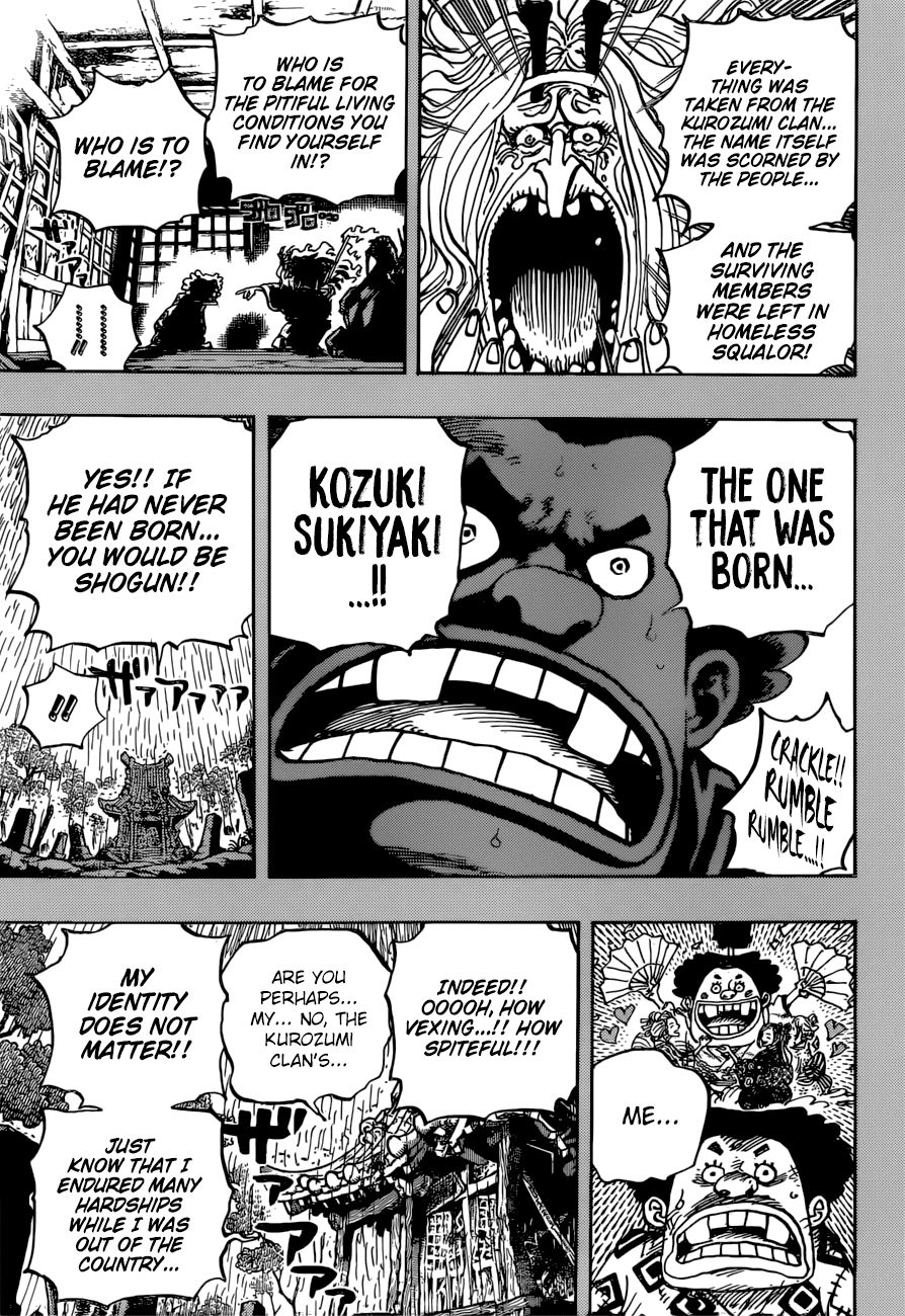 One Piece, Chapter 965 - The Kurozumi Clan Conspiracy image 12