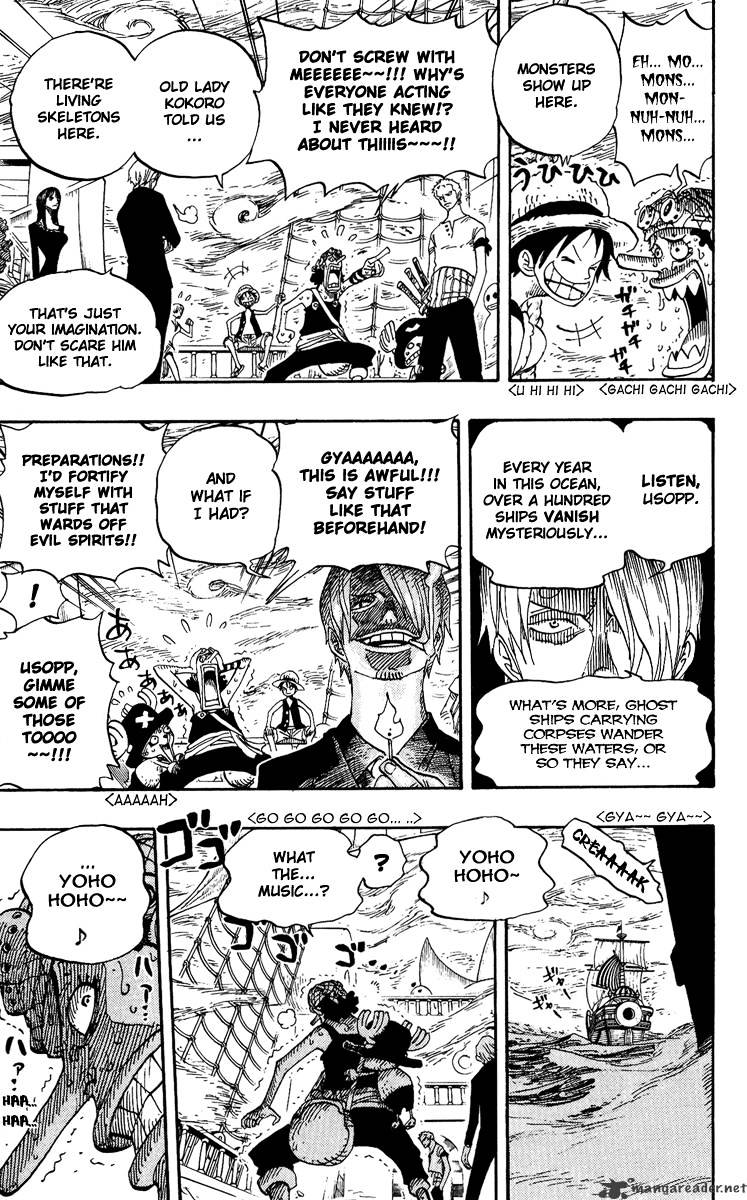 One Piece, Chapter 442 - Adventure In The Demon Sea image 11