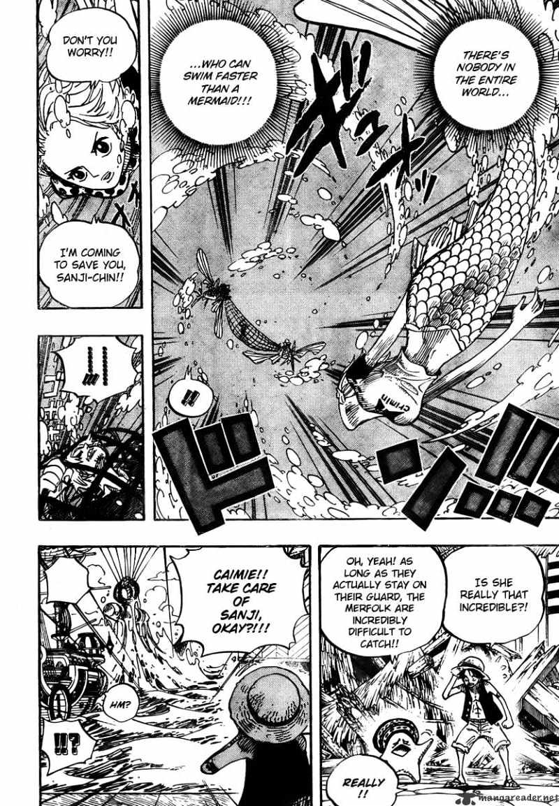 One Piece, Chapter 495 - The Gaon Canon image 08