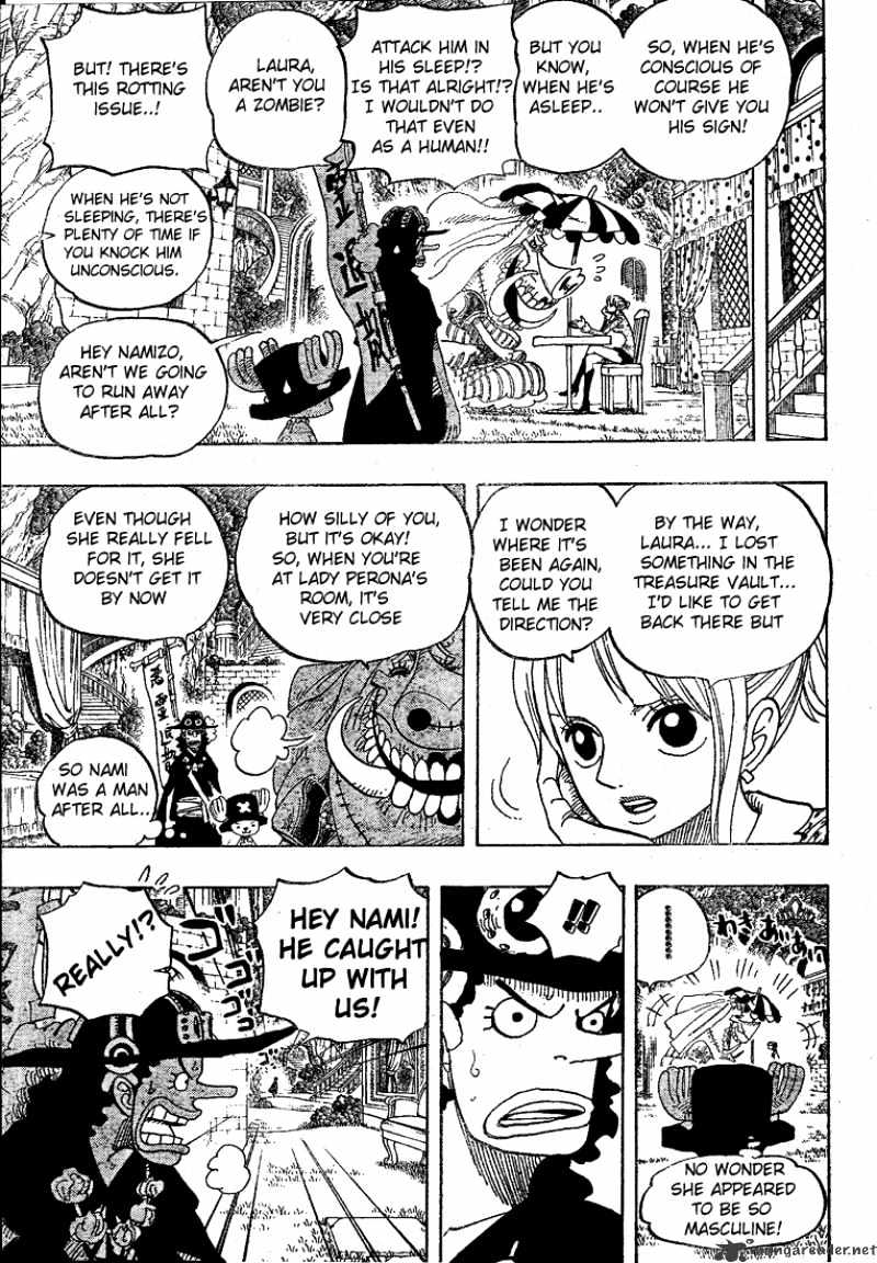 One Piece, Chapter 454 - Humming image 05