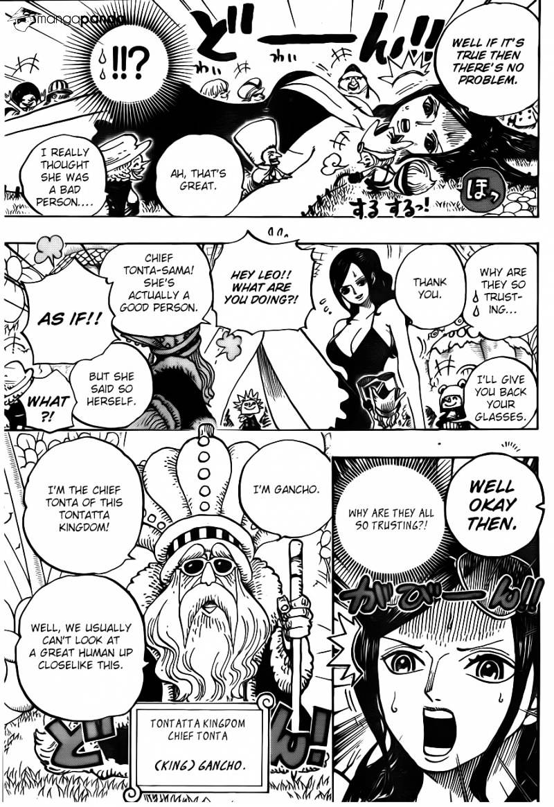 One Piece, Chapter 711 - Adventure in the country of gnomes image 08